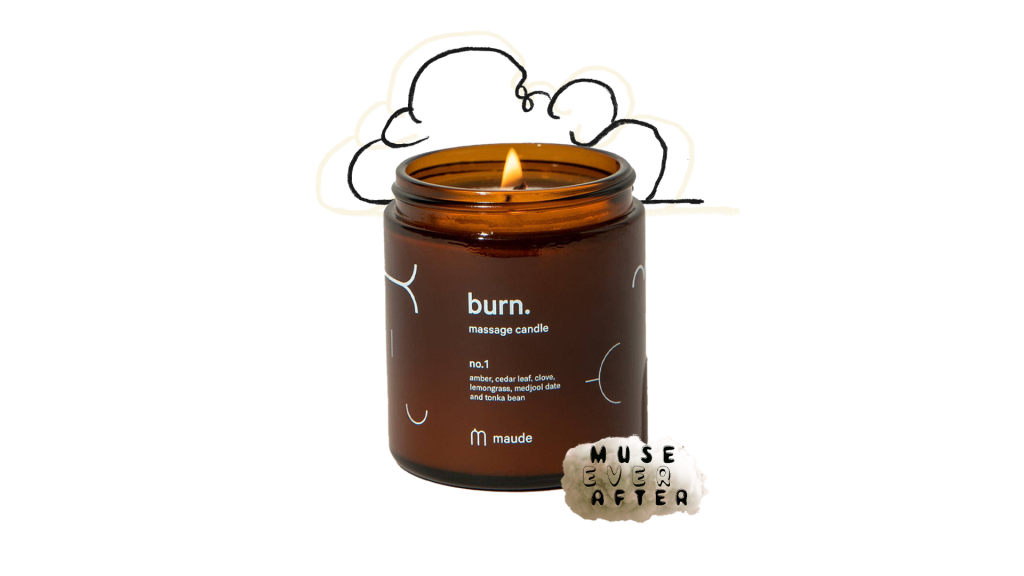 Massage Candle Burn No. 1 | MAUDE | Muse Ever After | shop.museeverafter.com