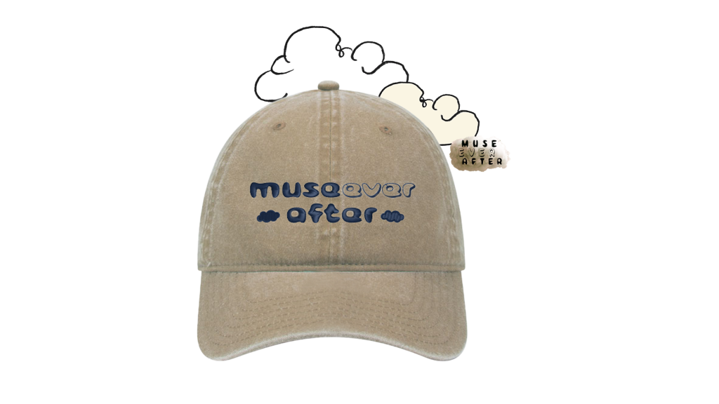 Muse Ever After Official Cap – Cream & Navy | Muse Ever After | shop.museeverafter.com