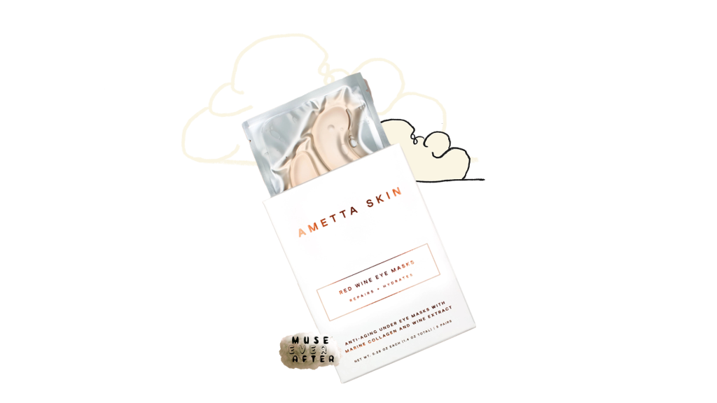 Red Wine Eye Masks | AMETTA SKIN CARE | Muse Ever After | shop.museeverafter.com