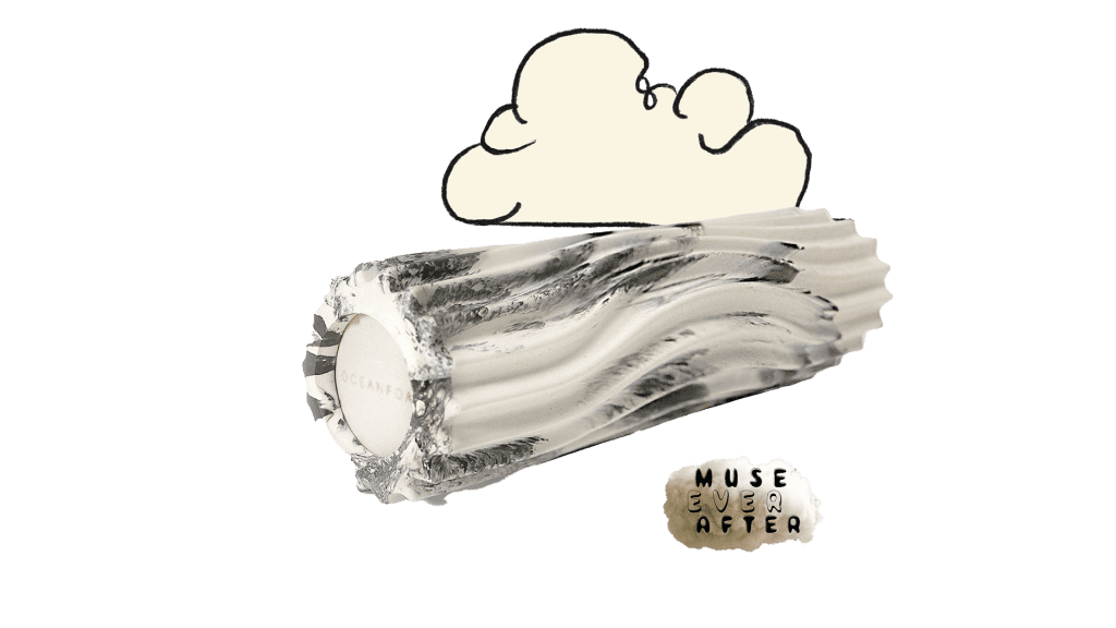 Foam Roller Travel Size | Oceanfoam | Muse Ever After | shop.museeverafter.com