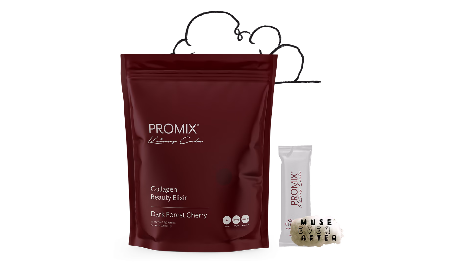 Collagen Beauty Elixir: Dark Forest Cherry | PROMIX | Muse Ever After available at shop.museeverafter.com